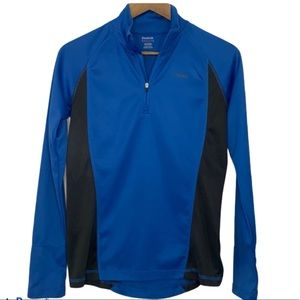 Reebok PlayDry 1/4 Zip Long Sleeve Track Jacket M